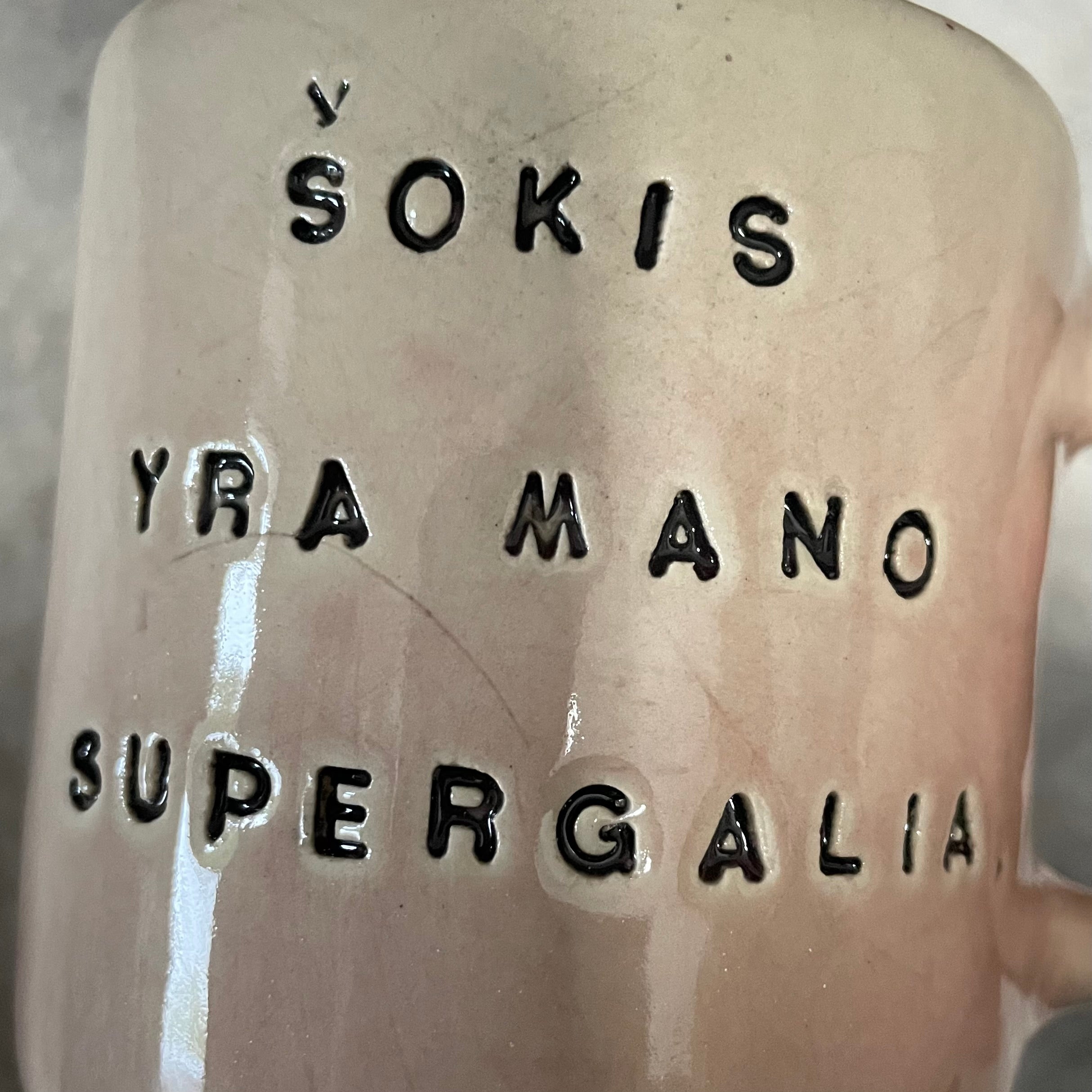 Light mug with saying about dance