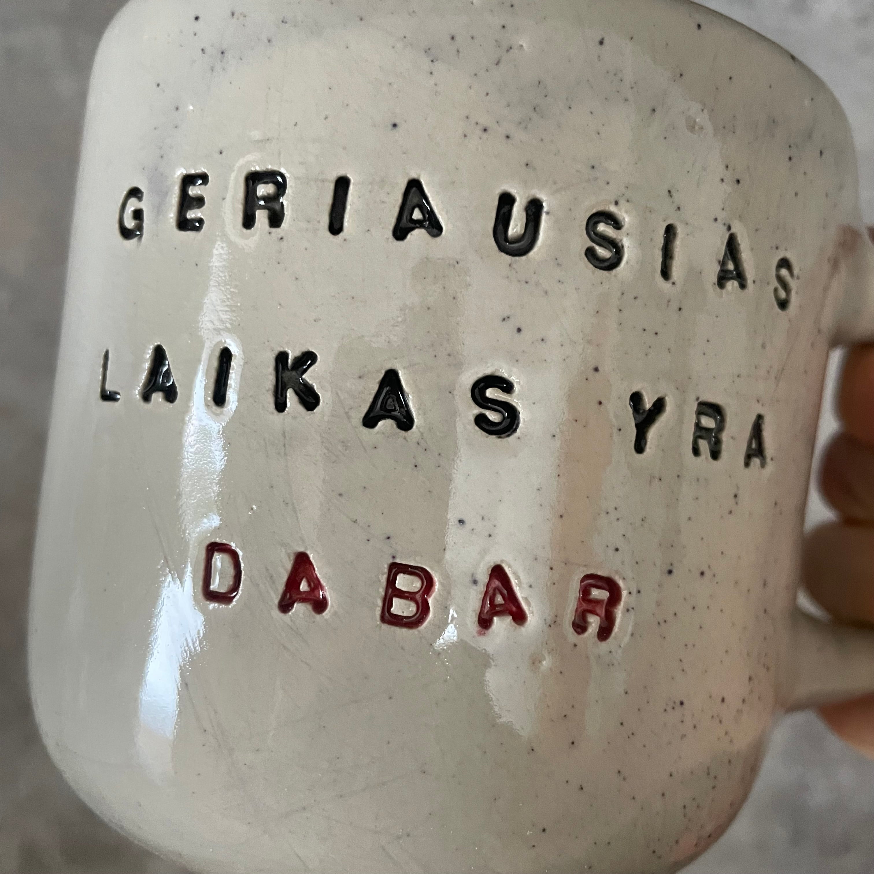 Didelis puodelis GERIAUSIAS LAIKAS