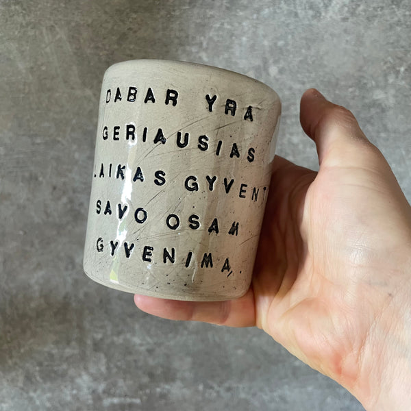Puodelis apie laiką ir gyvenimą