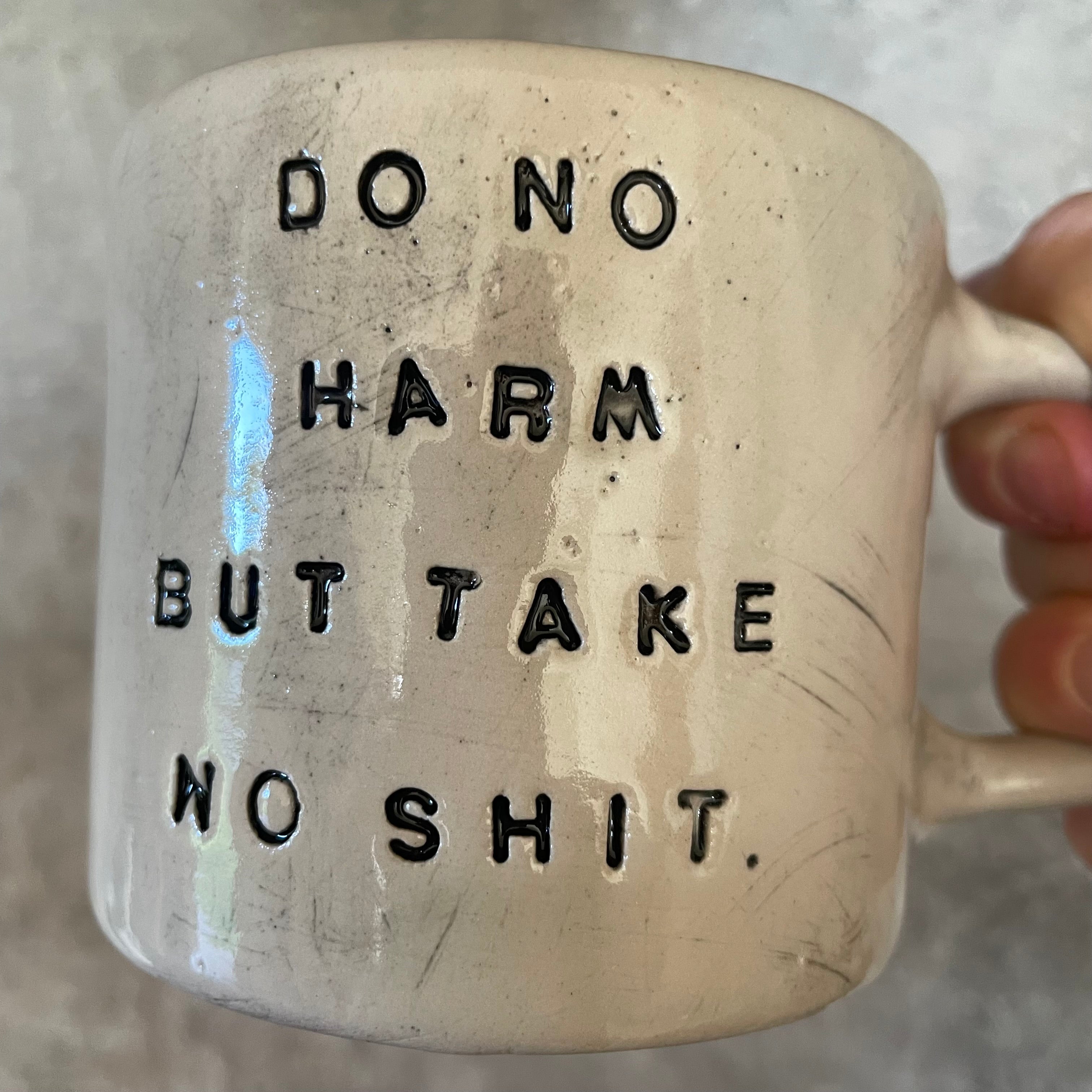 DO NO HARM mug