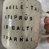 Du puodeliai apie meilę su Čiurlionio citata ❤️