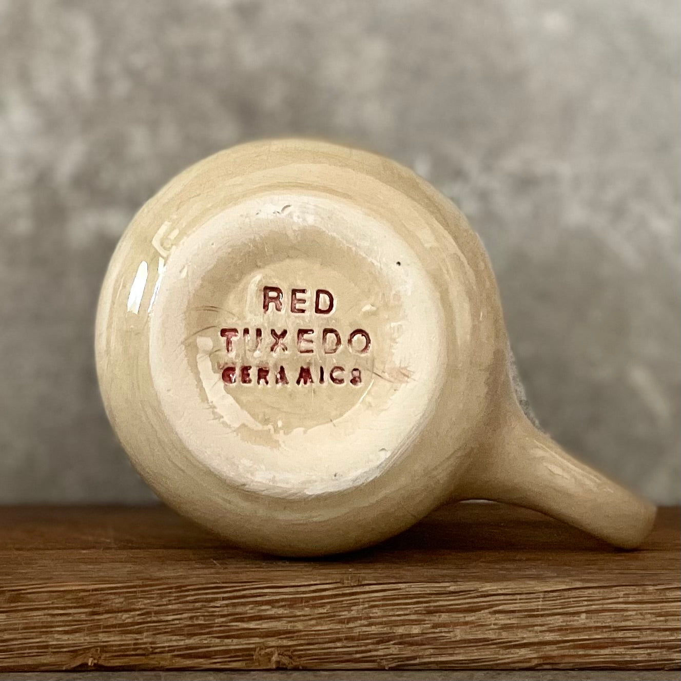 Didelis kreminis puodelis KELKIS, BUČKIS