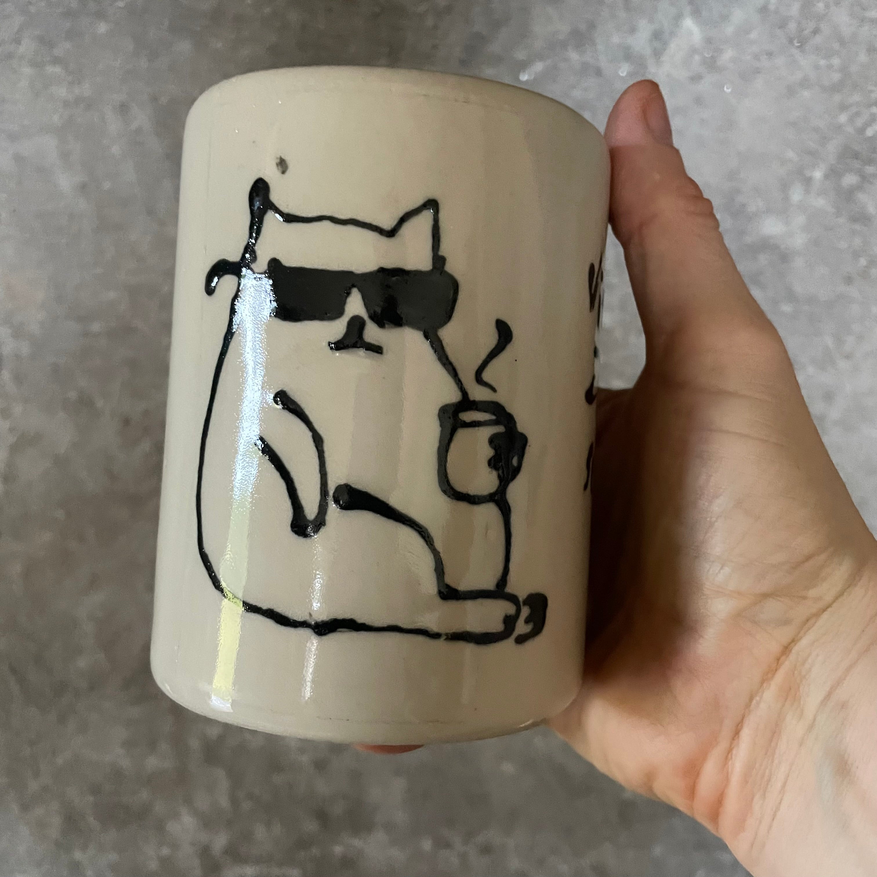 Limited edition puodeliai su linksmais katinais