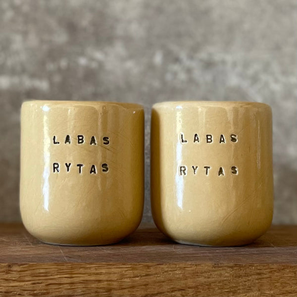 Porelė Mažyčių puodelių "LABAS RYTAS"