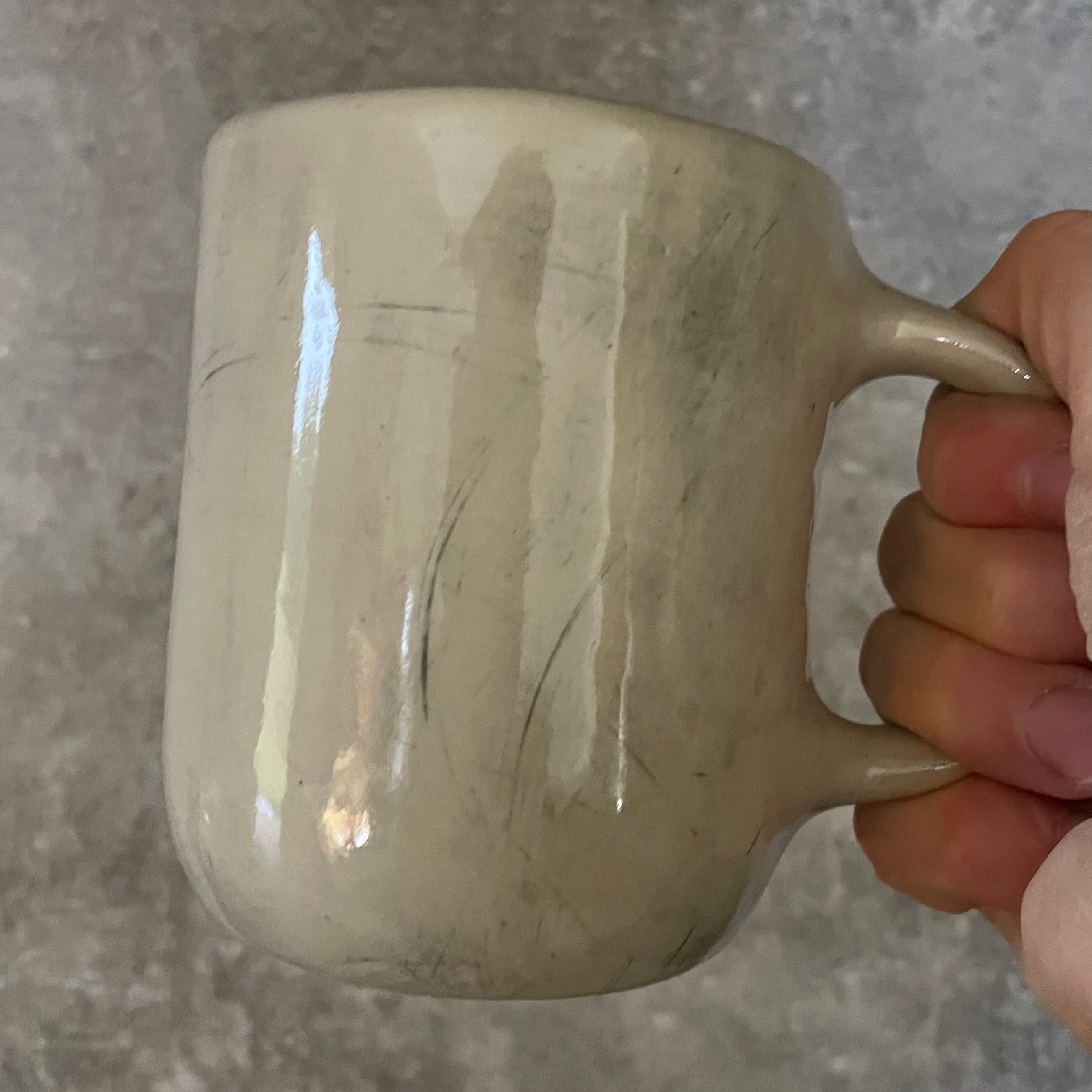 Mug with funny saying about coffee