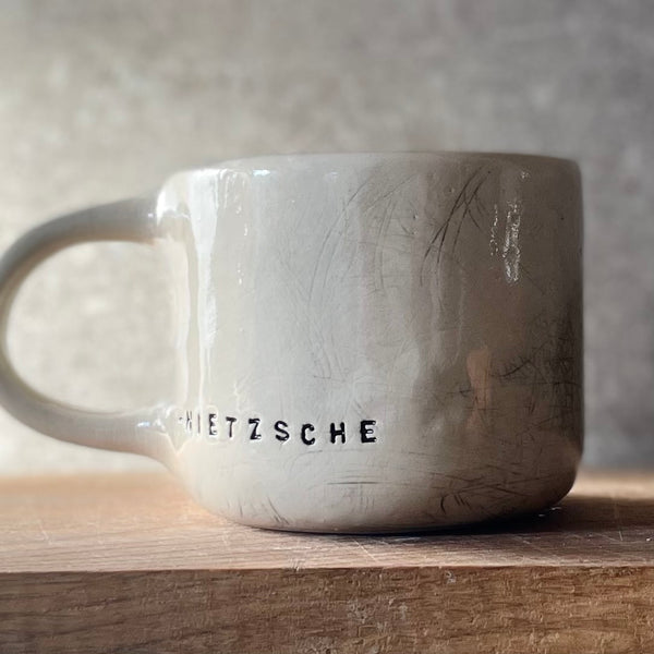 Mug with quote about music