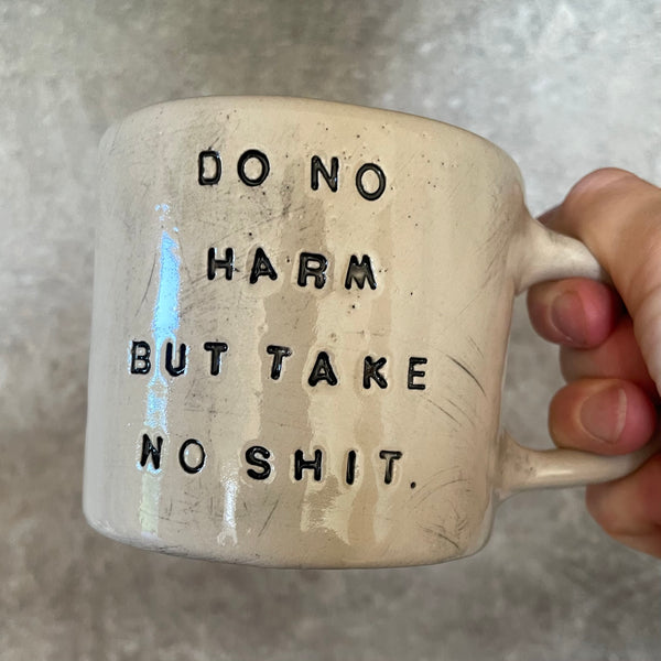 DO NO HARM mug