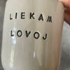 Du maži puodeliai "Liekam lovoj"