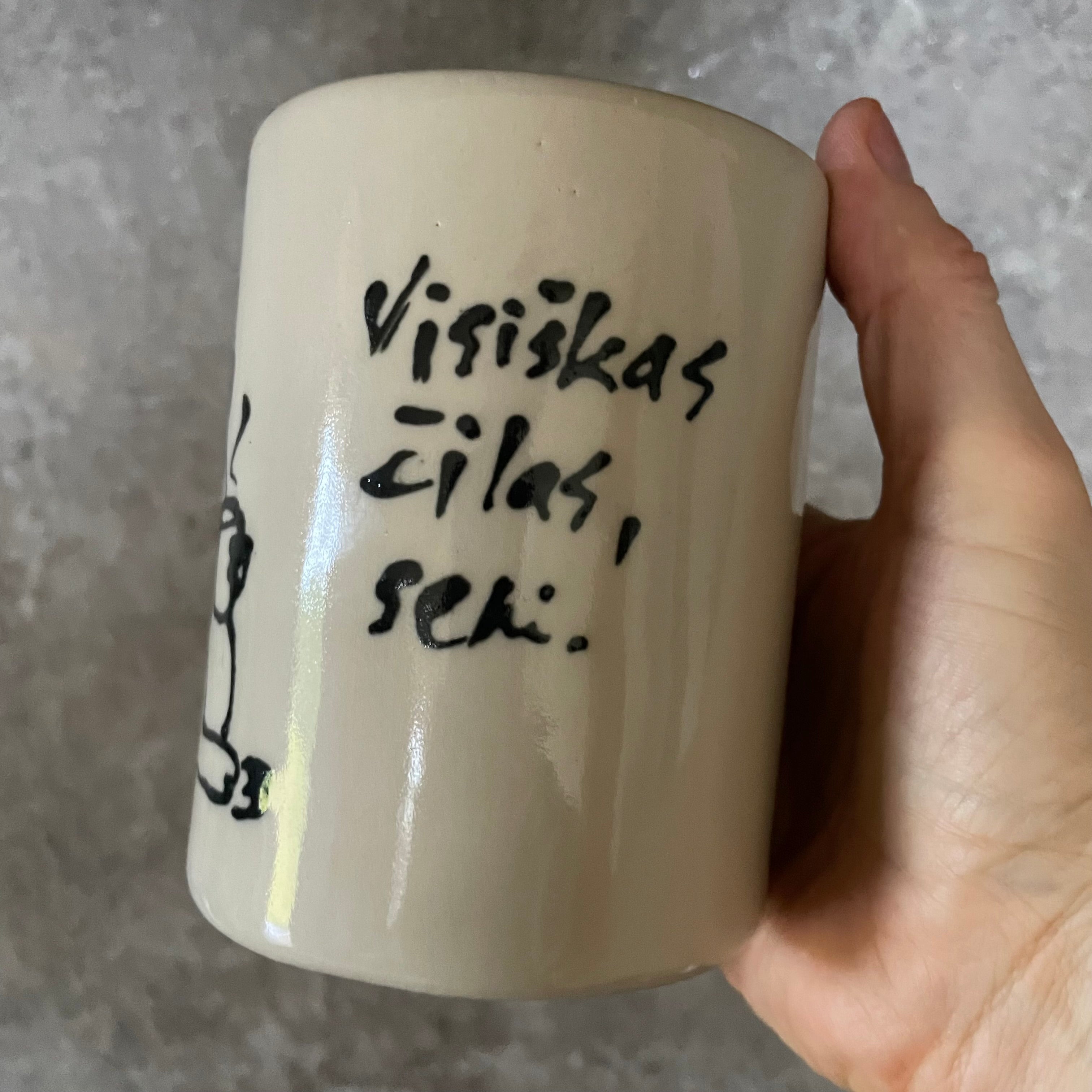 Limited edition puodeliai su linksmais katinais