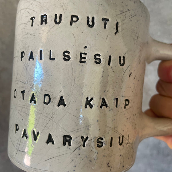 Didelis puodelis TRUPUTĮ PAILSĖSIU
