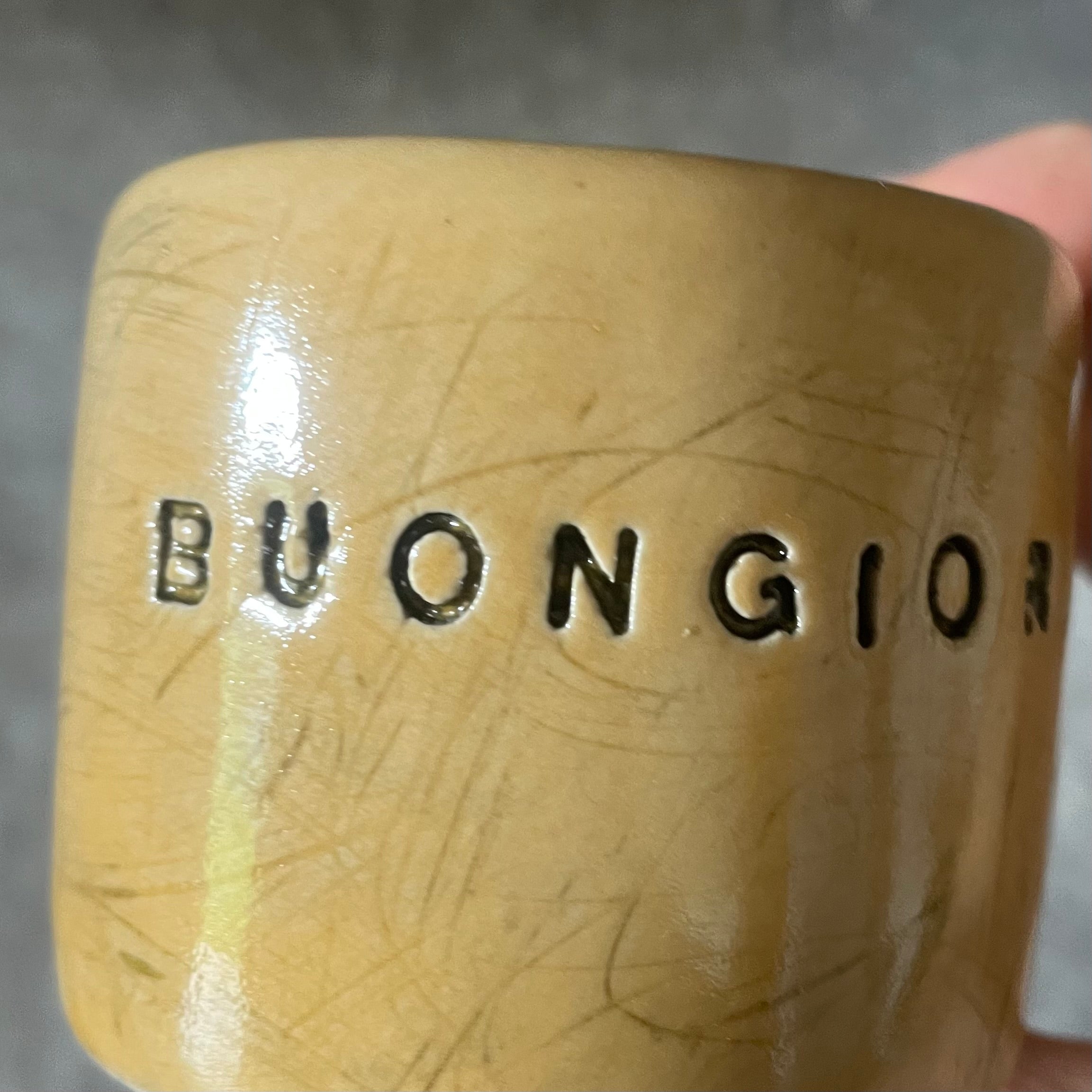 Small tumbler mug BUONGIORNO