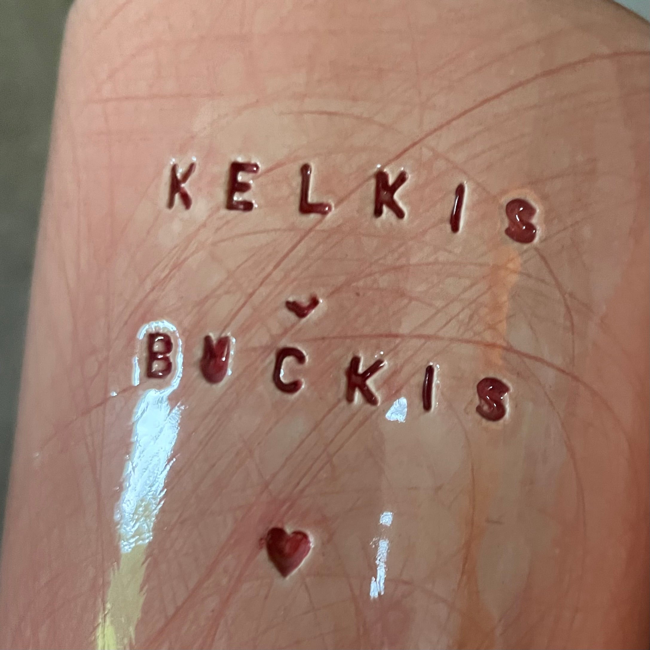 Pink mug Kelkis bučkis