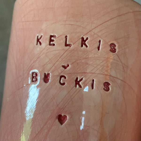 Pink mug Kelkis bučkis