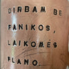 Ultra jumbo pink big mug with words about work