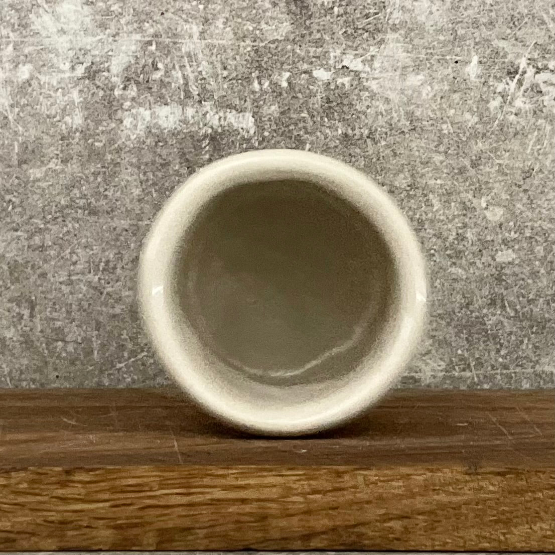 Small espresso mug with words about work