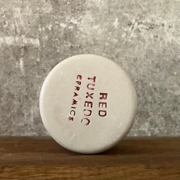 Pale pink small mug BONJOUR