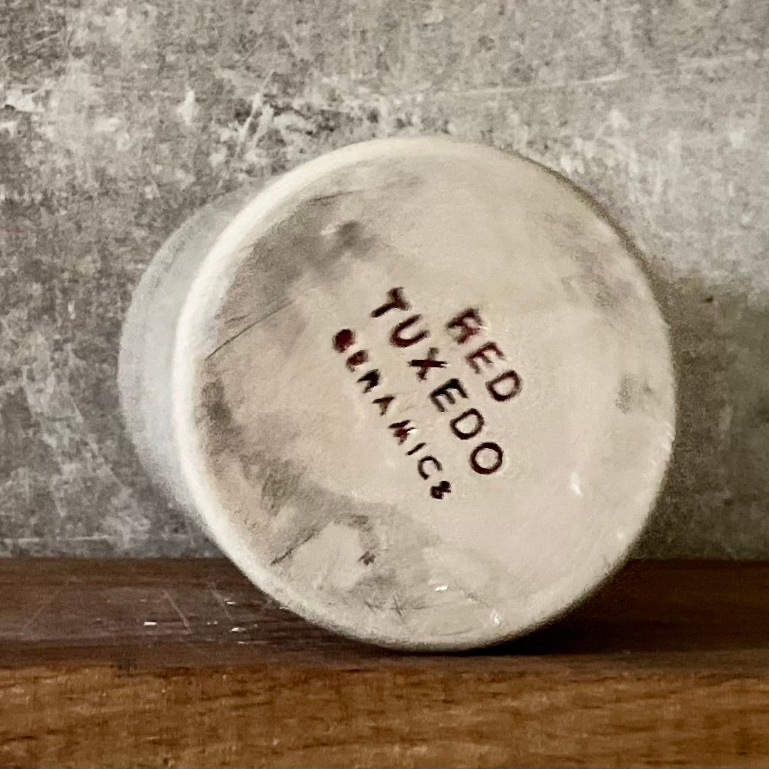 Speckled mug with lovely saying