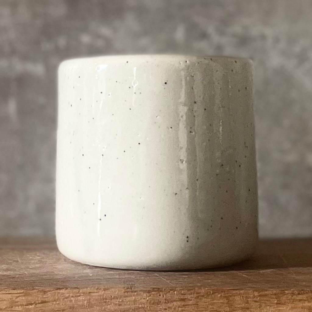 Cozy mug with word LĖČIAU