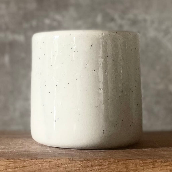 Cozy mug with word LĖČIAU