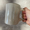 Stoneware mug about being late