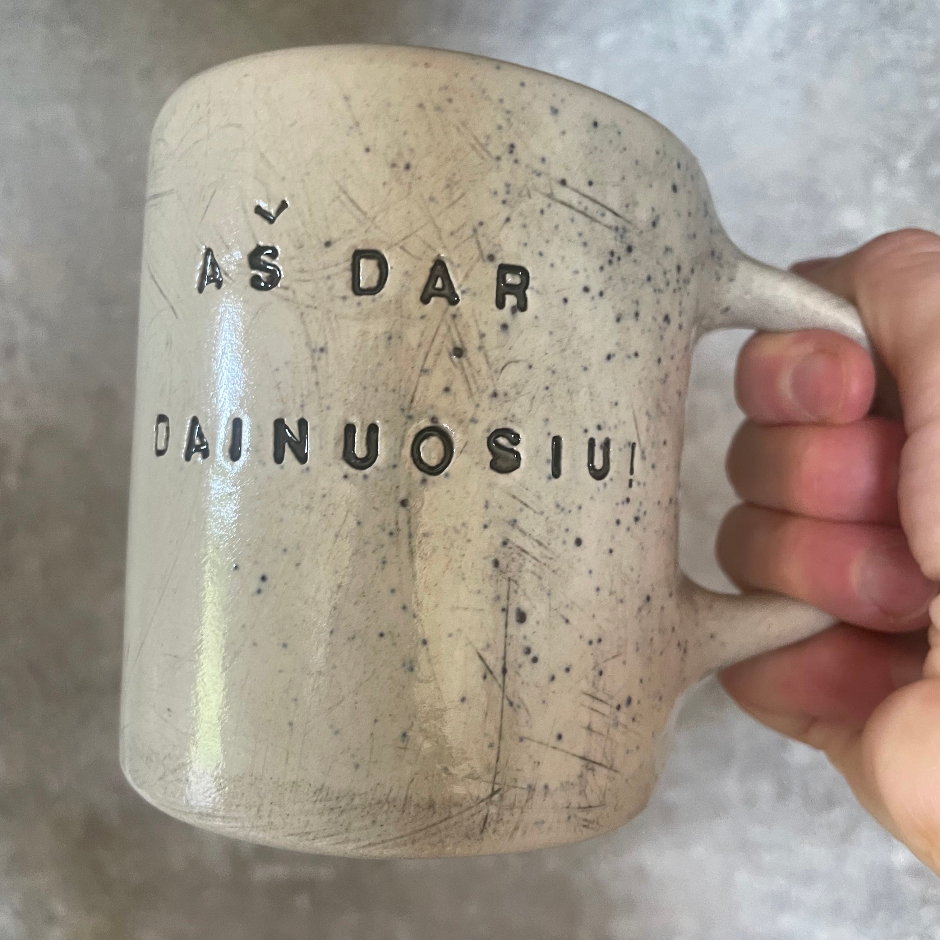Singing mug