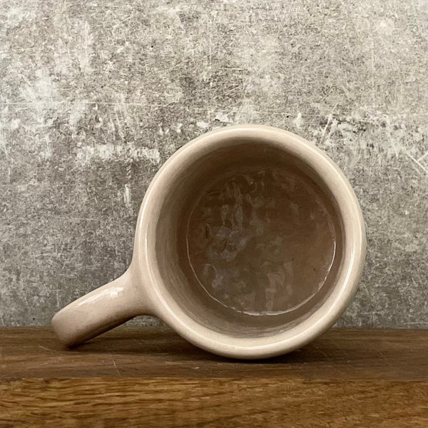 Flat mug with prosecco saying