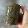 Green herbs mug