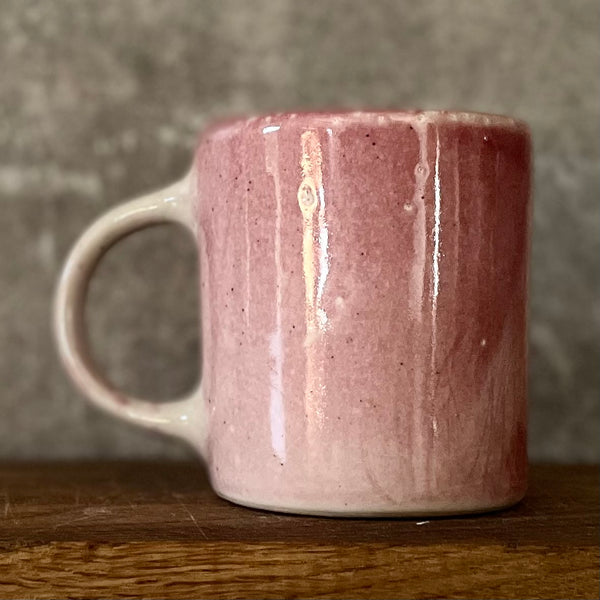 Pink mug with funny inspirational saying