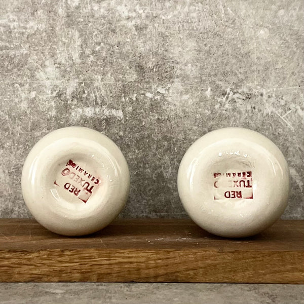 Set of two moody espresso mugs