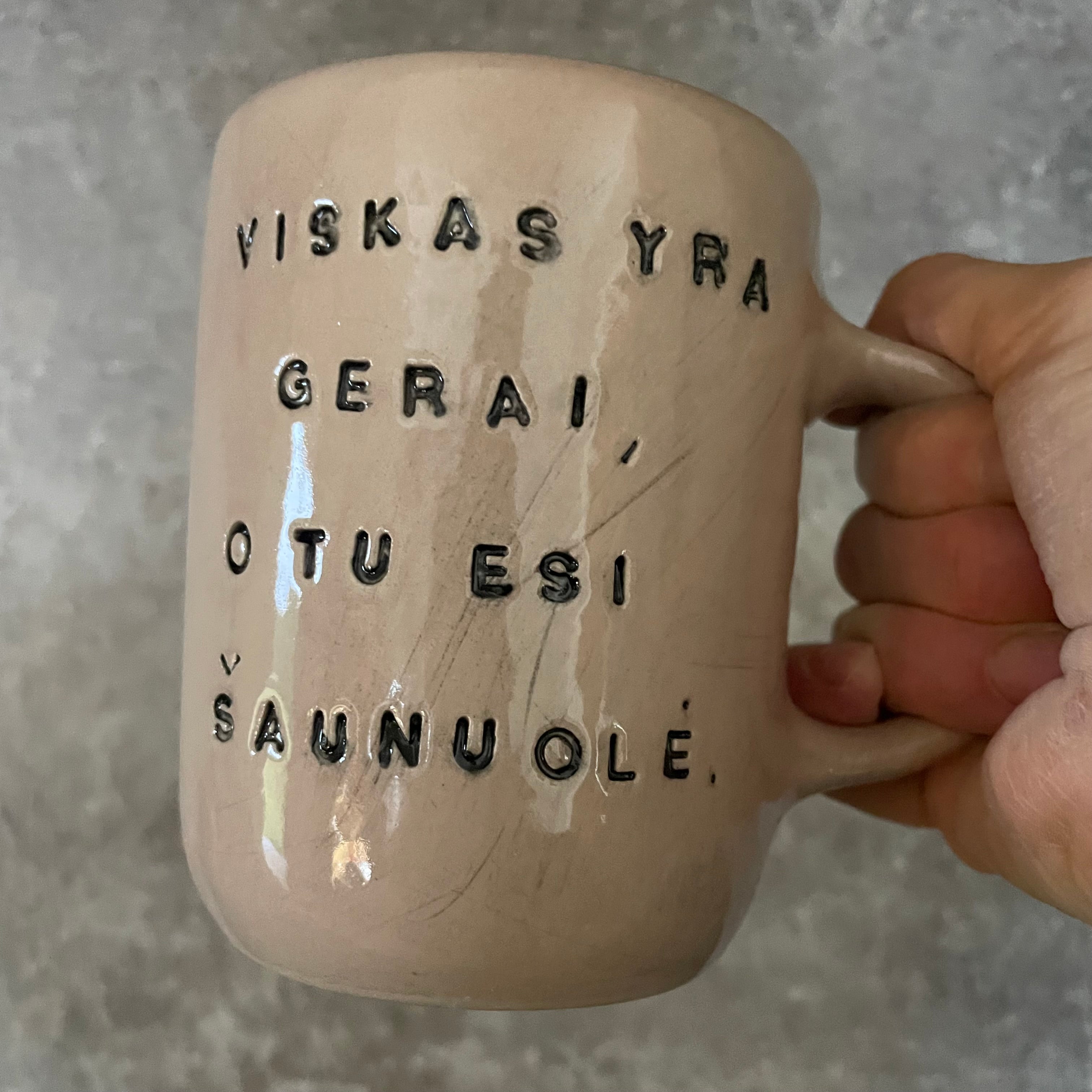 Pink mug with lovely saying for her