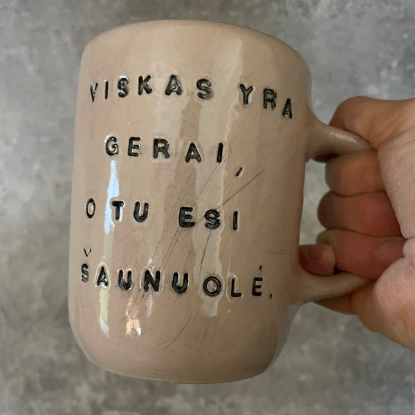 Pink mug with lovely saying for her