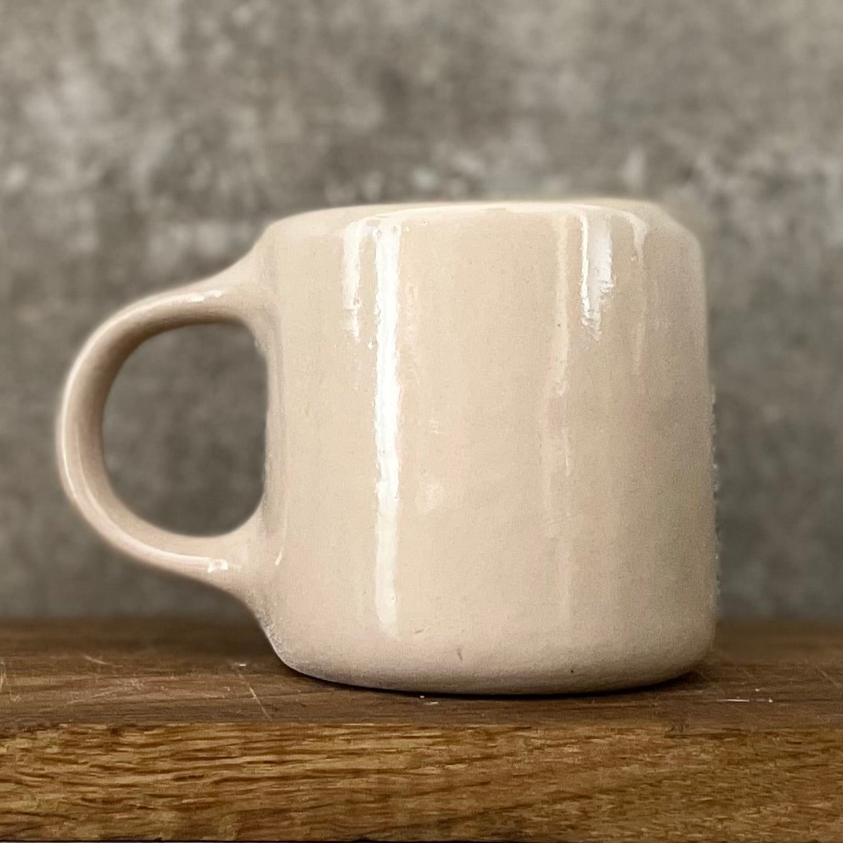 Pink handmade mug for her