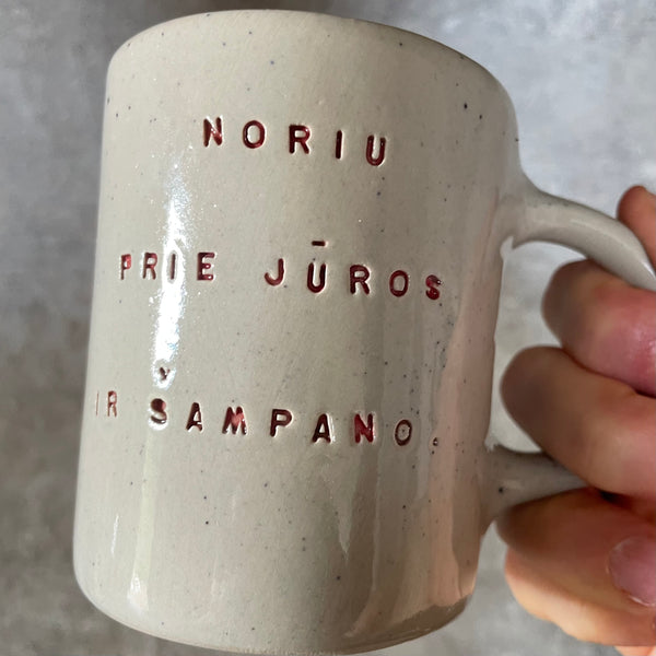 Lovely set of speckled mugs