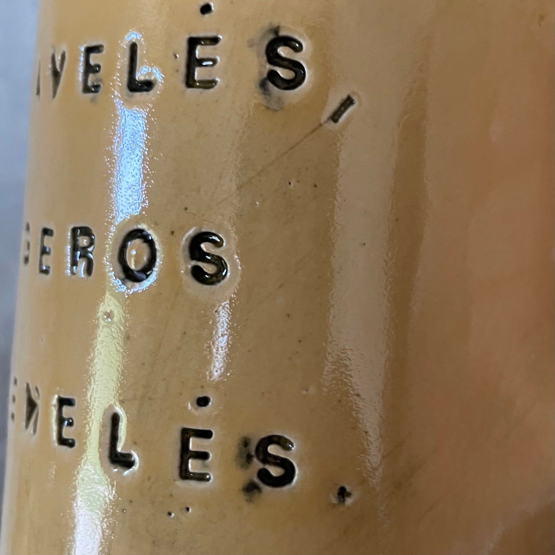 Big yellow mug with good wishes