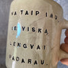 Labai didelis puodelis darbui