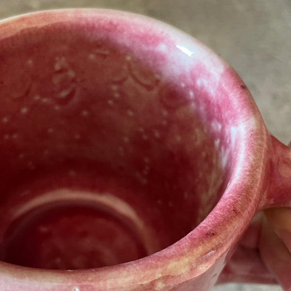 Big pink mug KELKIS BUČKIS