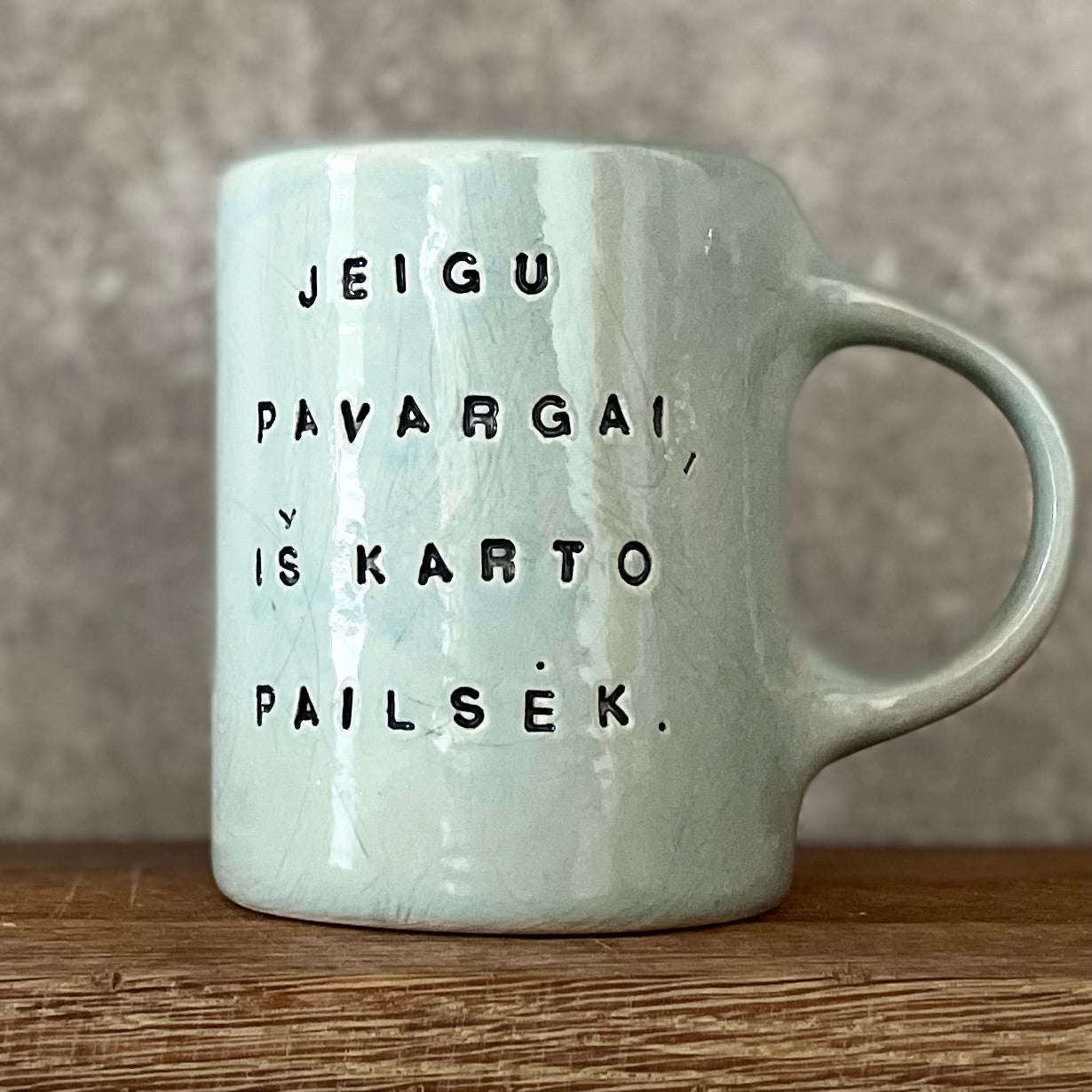 Ceramic mug about rest