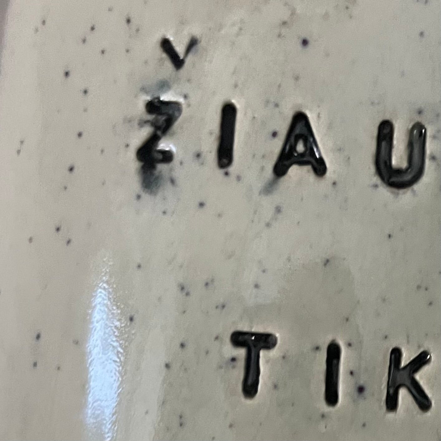 Speckled funny mug for her