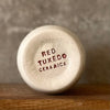 Speckled tumbler mug with saying about work