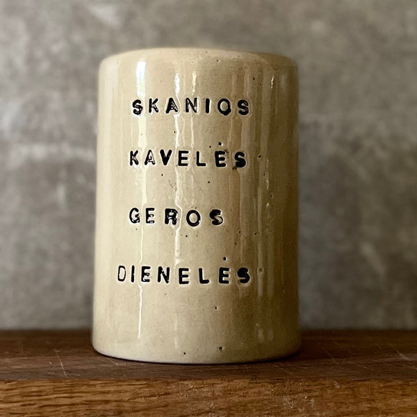 Puodelis SKANIOS KAVELĖS su piešinuku