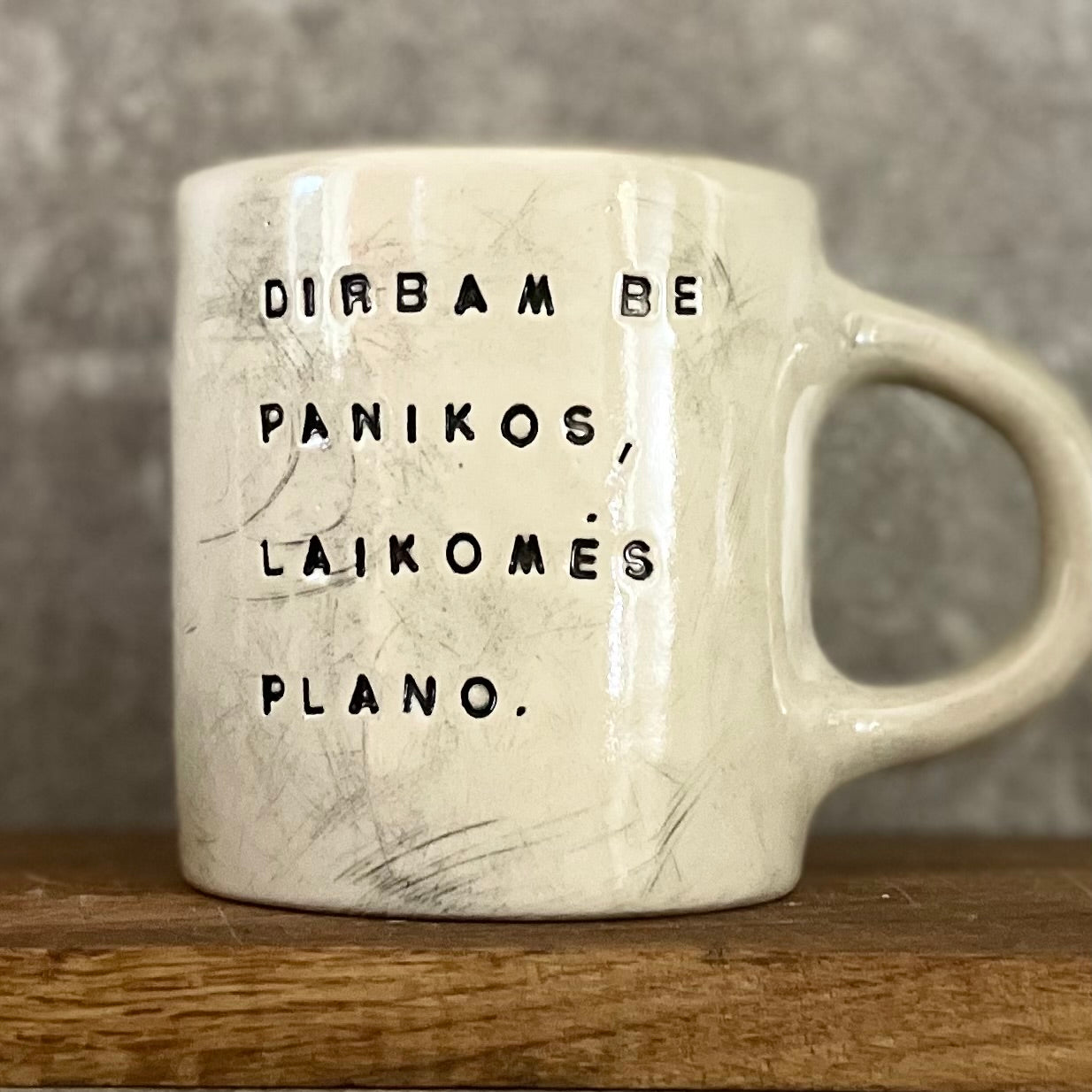 Ultra jumbo big mug with words about work