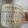 Mug with quote by Amelia Earhart