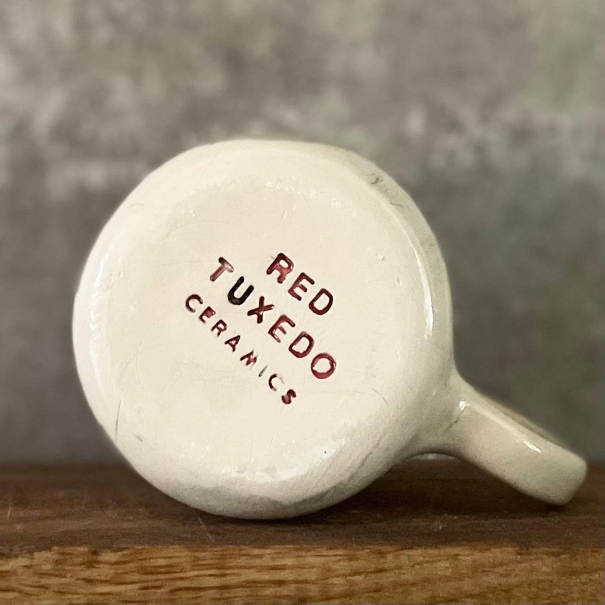 Ceramic mug with saying about magic