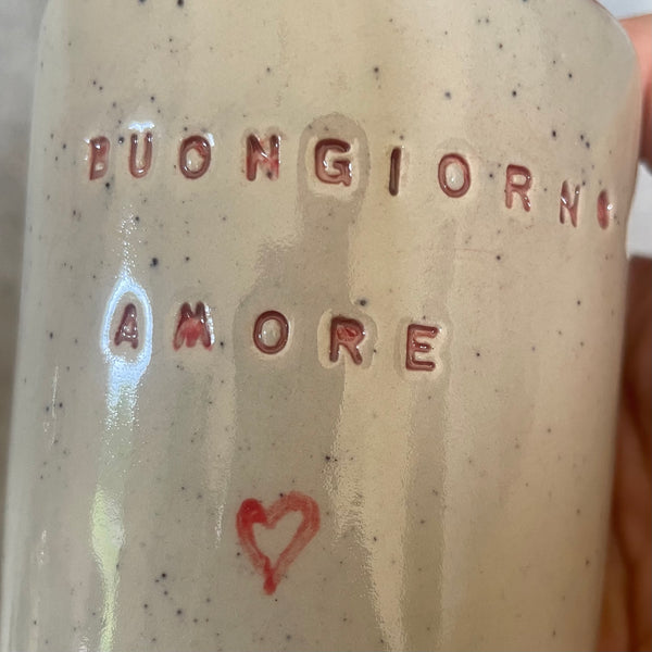 Mažas puodelis Buongiorno amore