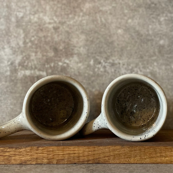 Lovely set of speckled mugs
