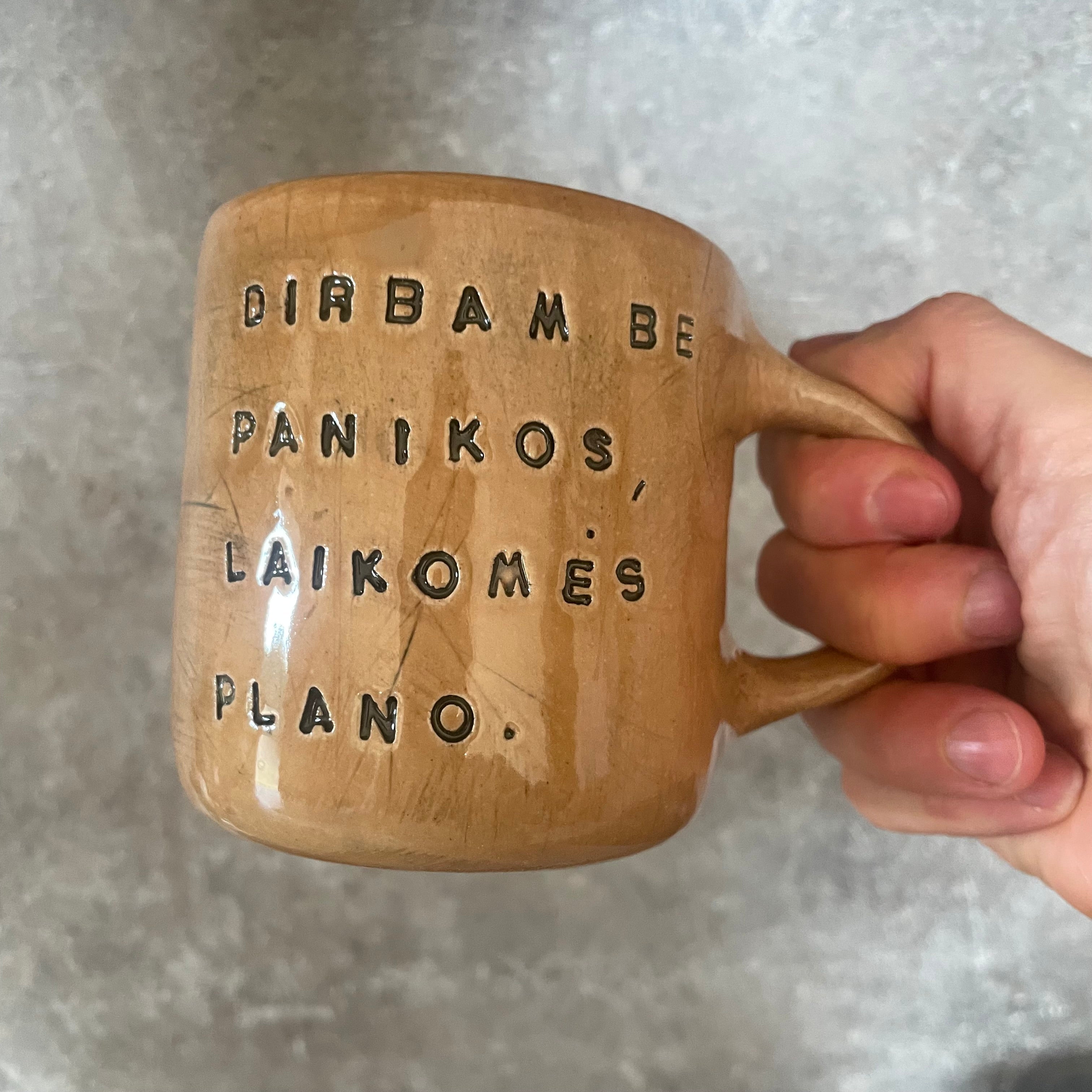 Karamelinis puodelis apie darbą ir planavimą