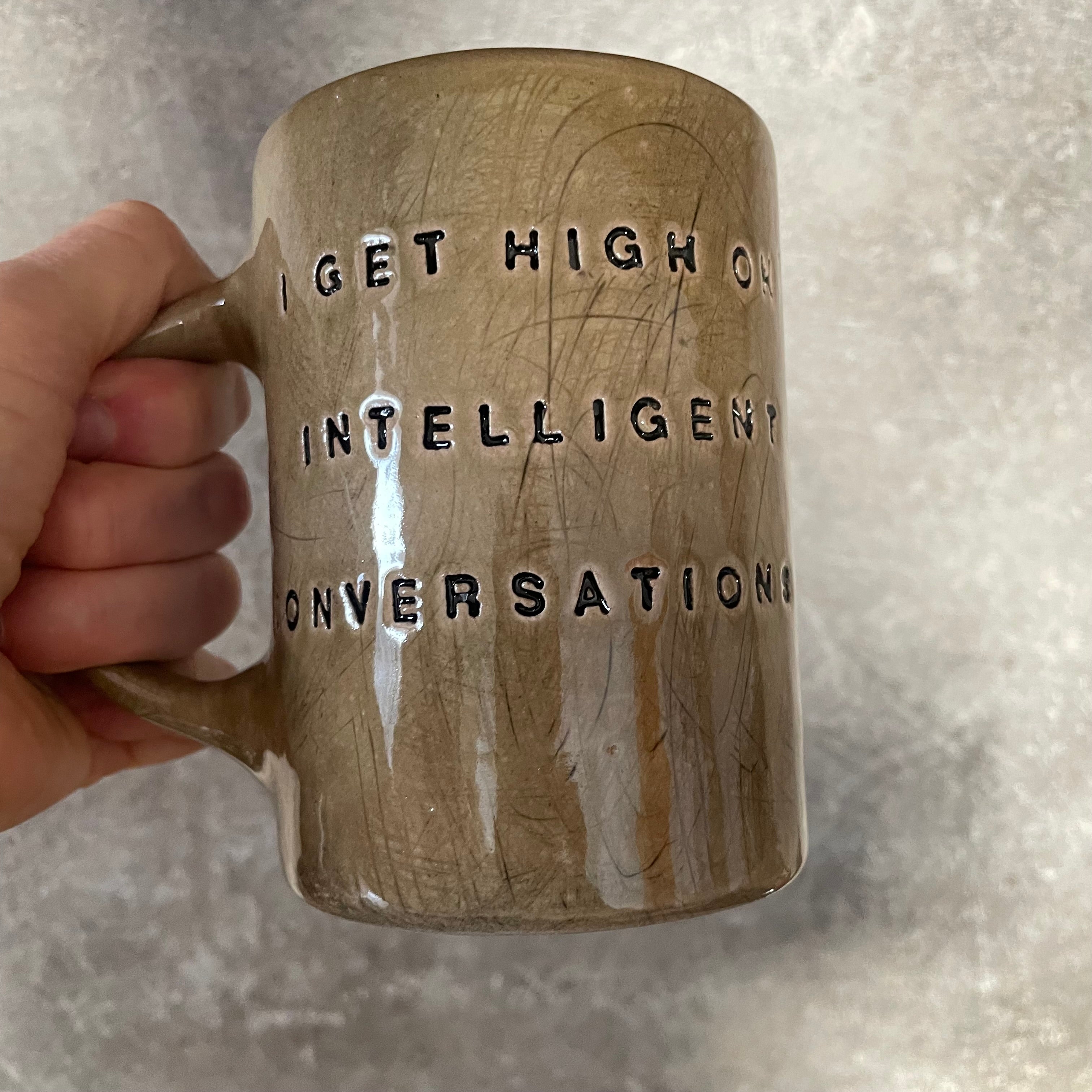 Big brown coffee mug