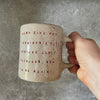 Mug with quote from Bible