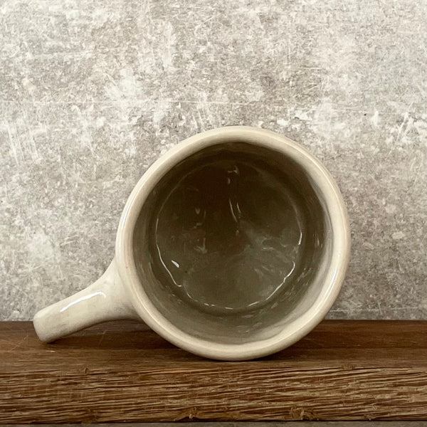 Handmade ceramic stoneware mug START NOW