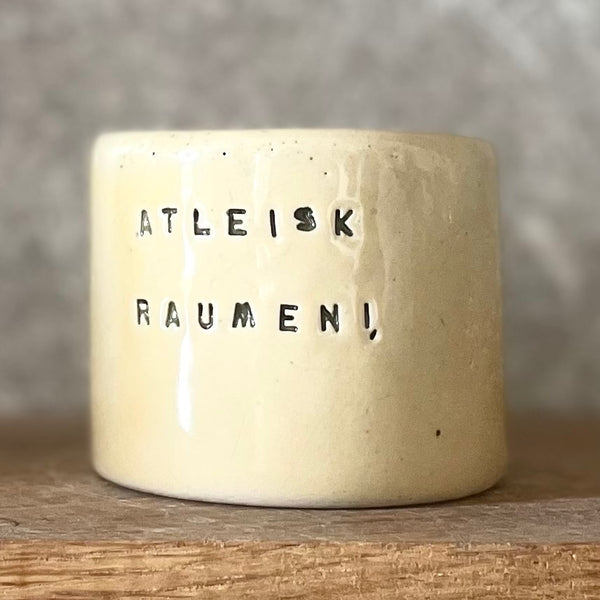 Mažas puodelis "Atleisk raumenį"